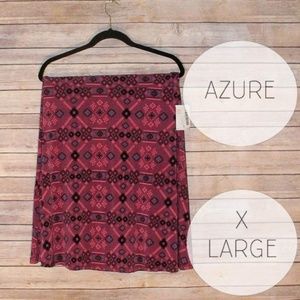 XL and Small LuLaRoe Azure Skirt